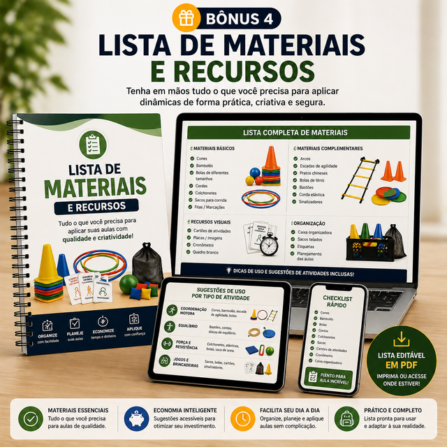Lista de Materiais Alternativos